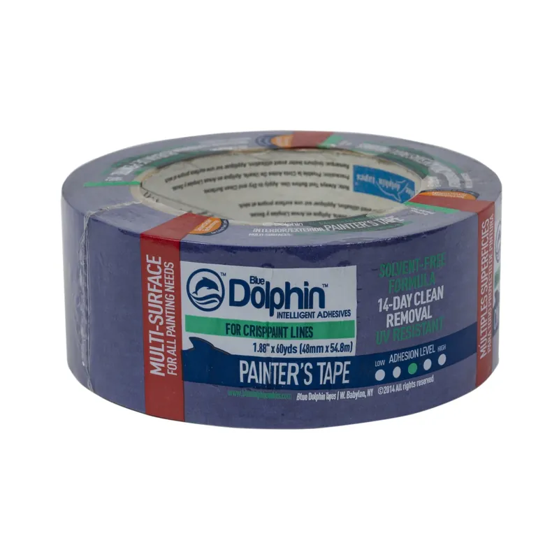 Blue Dolphin 1.88 In. W X 60 Yd L Blue Medium Strength Painter‘s Tape 1 Pk