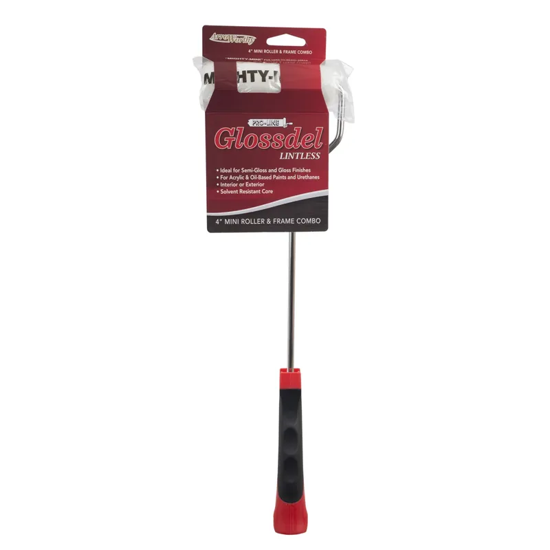 Proline Glossdel 4 In. W Mini Paint Roller Frame With Threaded End