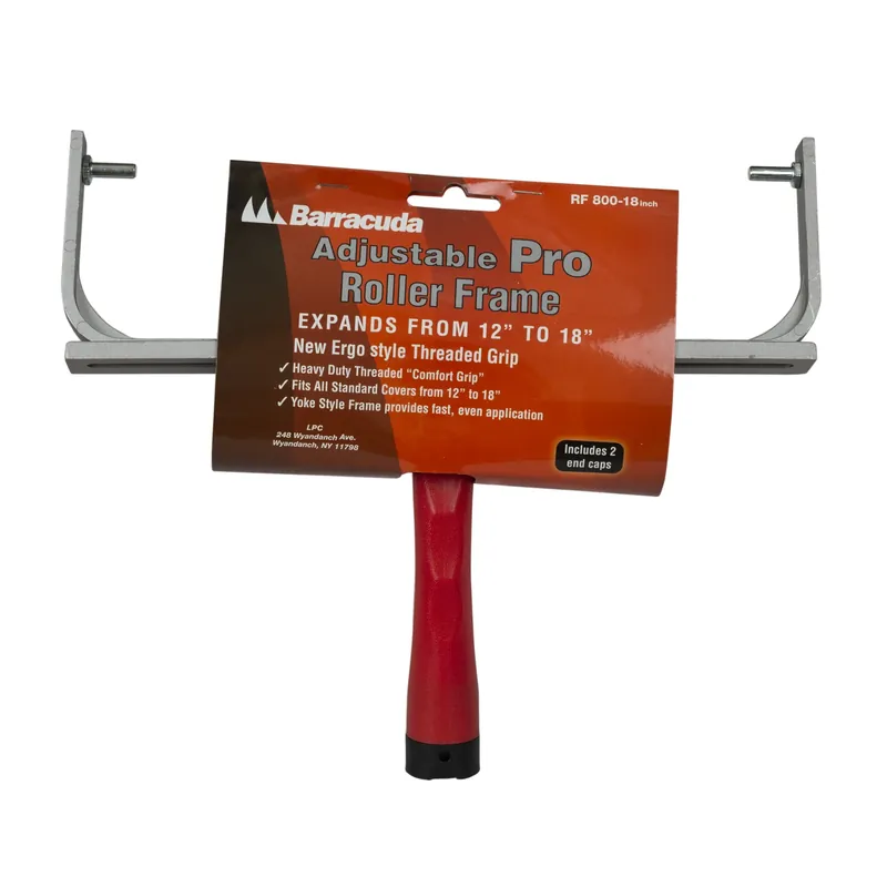 18 In. Adjustable Paint Roller Frame With Threaded End - Model Rf 800-18