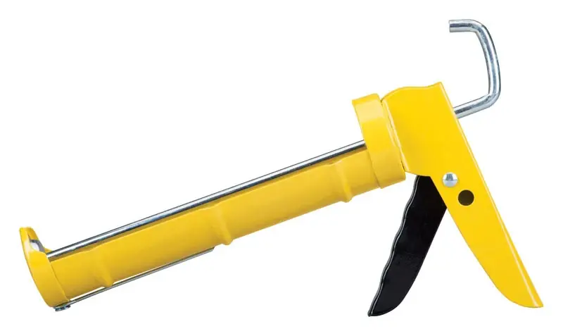 Economy Steel Caulking Gun C150, 10 Oz Capacity, 5 1 Thrust Ratio