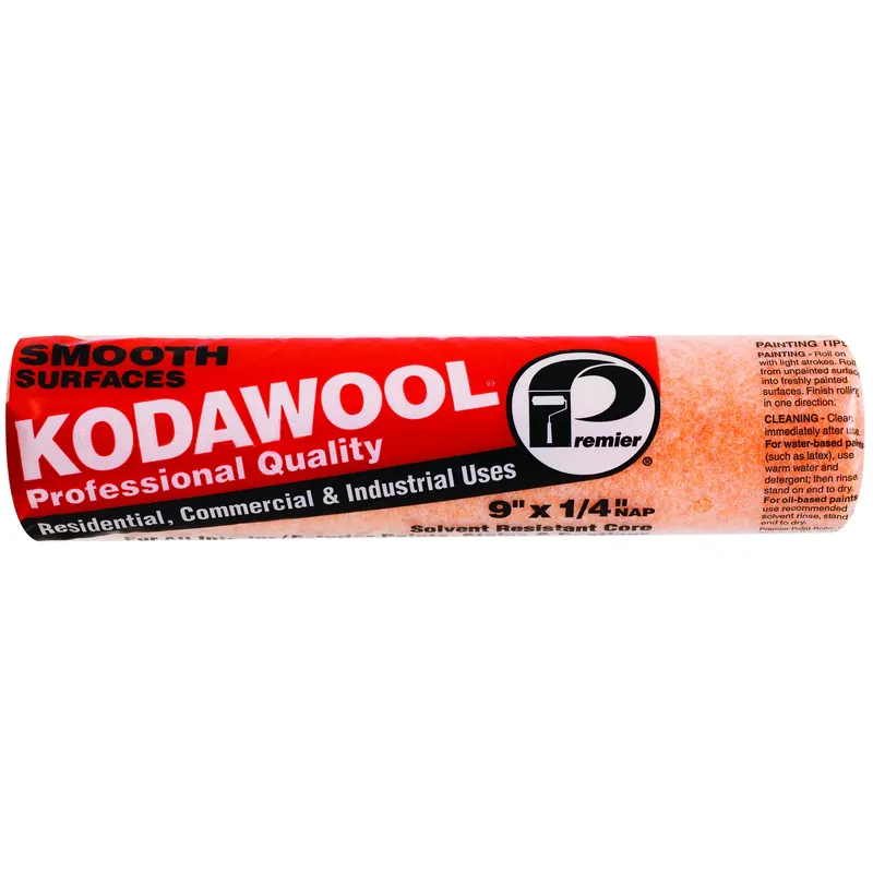 Premier Kodawool Polyester 9 In. W X 1/4 In. Paint Roller Cover 1 Pk