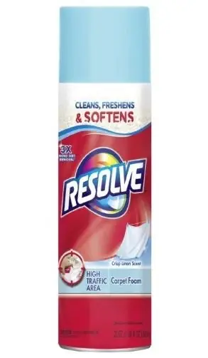 Resolve High Traffic Carpet Foam Cleaner, Crisp Linen & Citrus Scent, 22 Ounce
