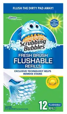 12-Count Citrus Fresh Flushable Pad Refill