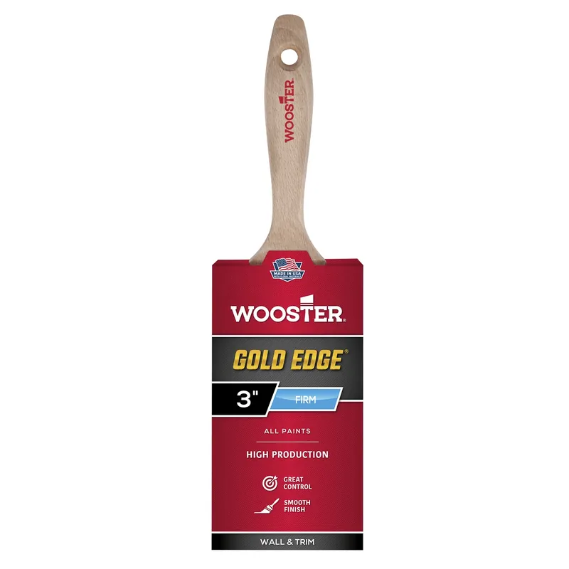 Gold Edge Varnish Brush, 3 In.