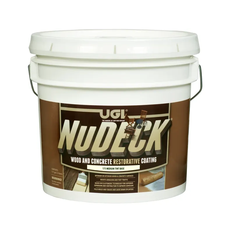 Nudeck Flat Medium Tint Base Floor And Patio Coating 3.5 Gallon