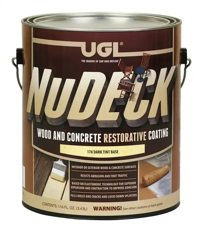 Nudeck 1 Gallon Dark Tint Base Wood & Concrete Restorative Coating