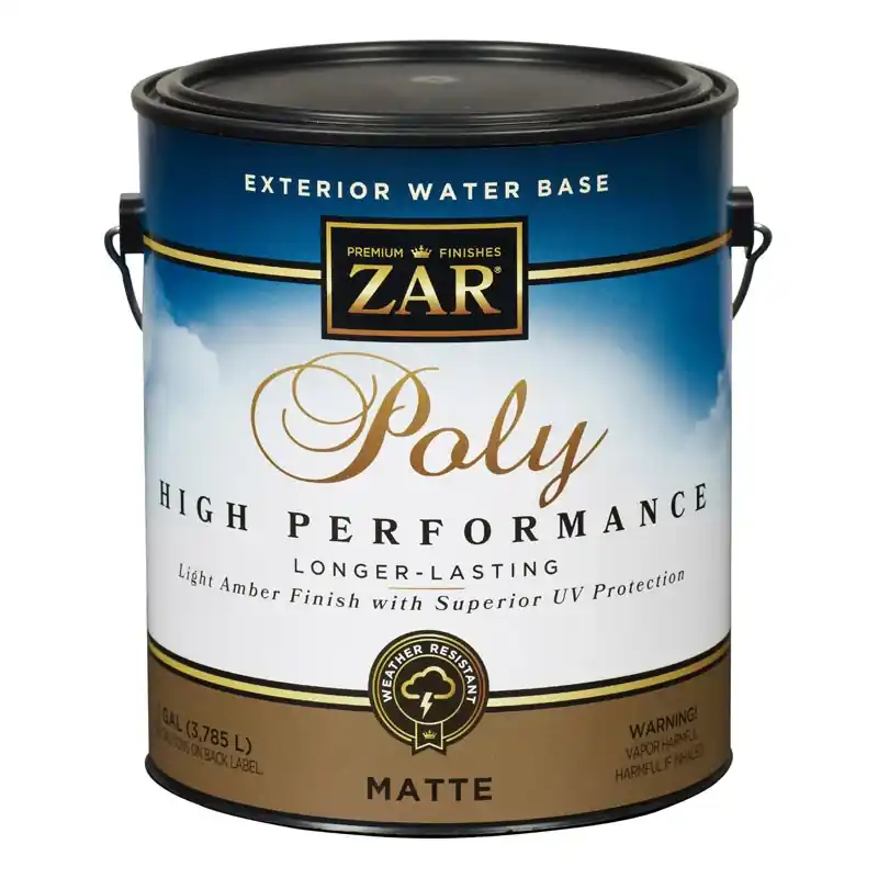 Matte Light Amber Water-based Polyurethane 1 Gallon - High Performance Finish