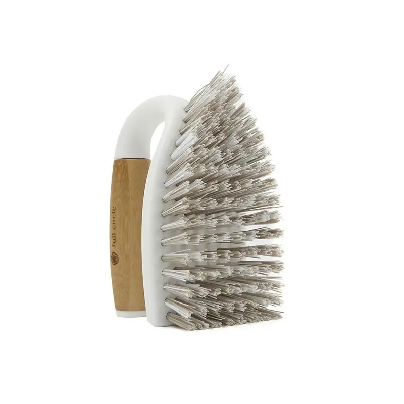 Tough Stuff 4.45 In. W Stiff Bristle Bamboo Handle Scrub Brush