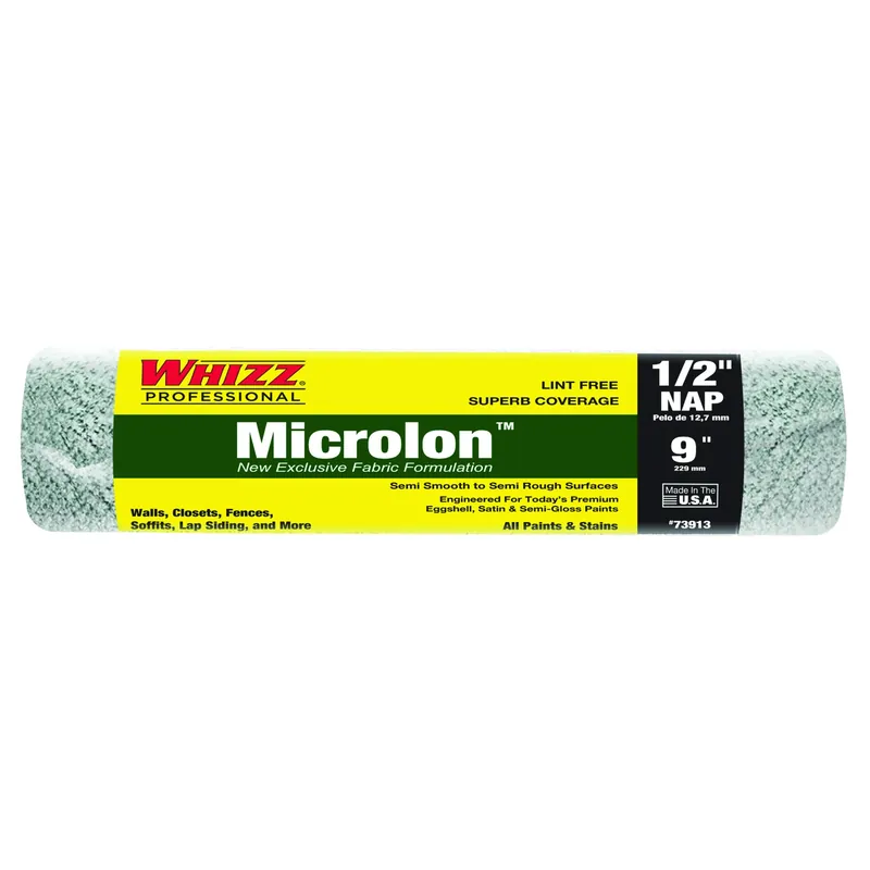 Whizz Microlon 9 In. W X 1/2 In. Cage Paint Roller Cover 1 Pk
