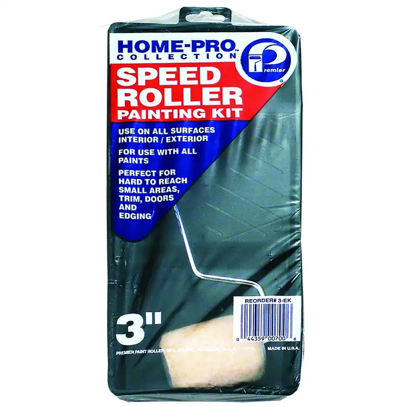 Premier Home-Pro Polyester 3 In. W Mini Paint Roller Kit 3 Pk