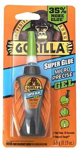 Gorilla Clear Heavy‑Duty Spray Adhesive 4 oz – Fast‑Bond, Non‑Yellowing