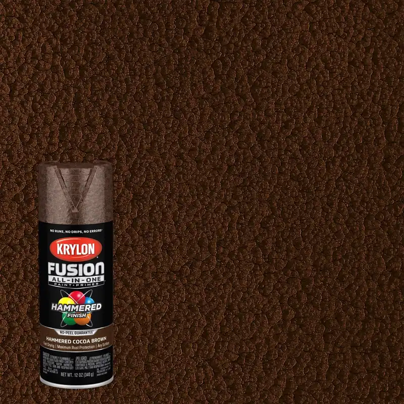 Fusion All-In-One Spray Paint + Primer, Hammered Cocoa Brown, 12-oz.