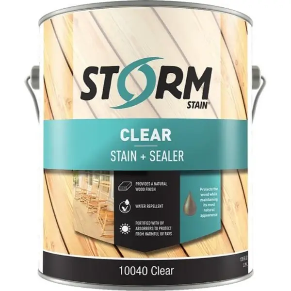 Storm 10140-1 1 Gallon Clear Stain And Sealer 250 Voc