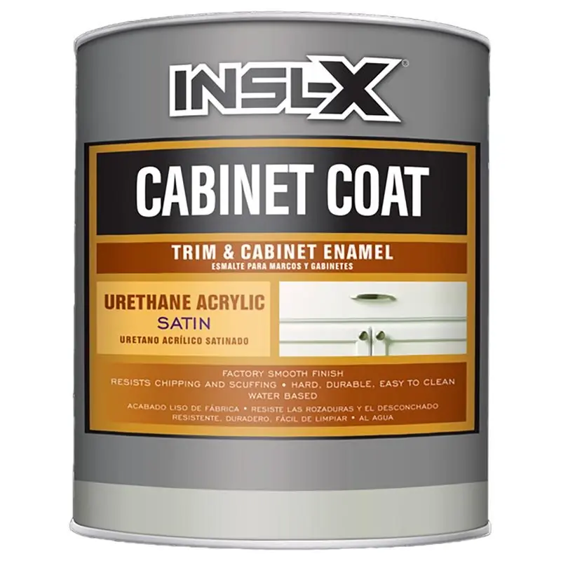 Insl-X Cabinet Coat Satin Base 1 Trim & Cabinet Enamel Interior 1 Qt