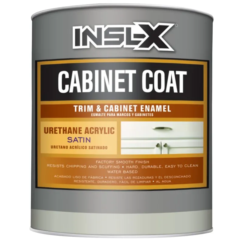 1 Quart White Satin Cabinet Coating - Urethane Acrylic Finish