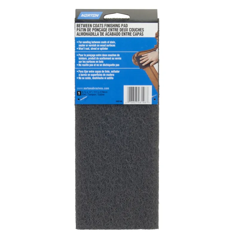 Norton 000 Grade Micro Fine Finishing Pad 1 Pk