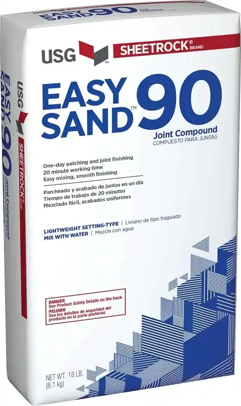 Easy Sand 90 Joint Compound, Lightweight, 18 Lbs.