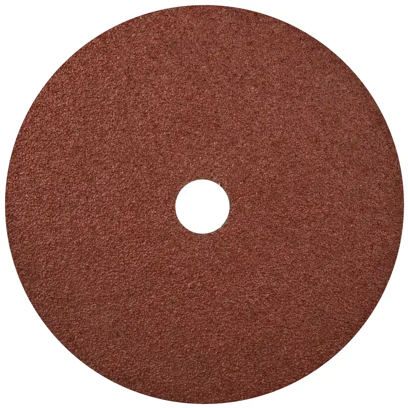 Norton 7 In. Aluminum Oxide Center Mount F226/F240 Fiber Disc 24 Grit Extra Coarse 25 Pk