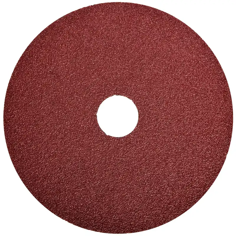 Norton 5 In. D X 7/8 In. Aluminum Oxide Fiber Disc 50 Grit 25 Pc