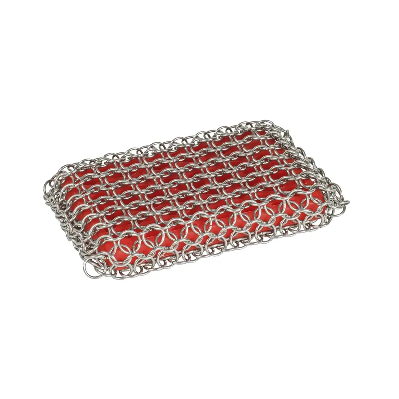 Lodge Chainmail Heavy Duty Scrubbing Pad For Cast Iron 8.71 In. L 1 Pk