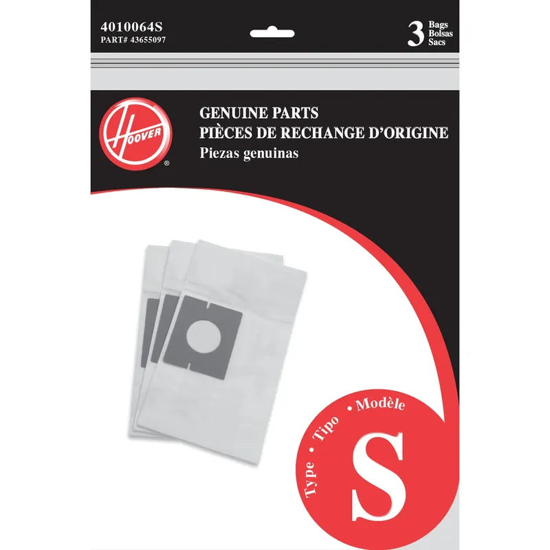 Hoover Vacuum Bag 3 Pk Type S