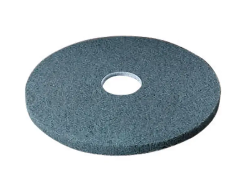 3M Scotch-Brite 17 In. D Non-Woven Natural/Polyester Fiber Floor Pad Blue