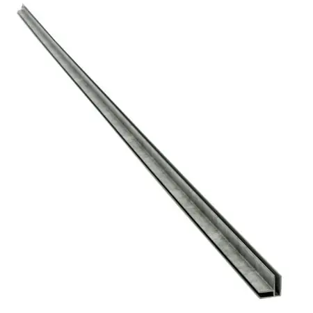 94 Inch Inside Corner Trim In Smoked Steel For Elegant Finishing