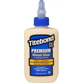 Titebond Ii 4 Oz. Premium Wood Glue - Water-resistant Adhesive For Interior/exterior Projects