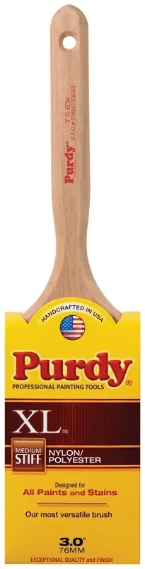 XL-Bow Flat Sash/Trim Paint Brush, 3 In.