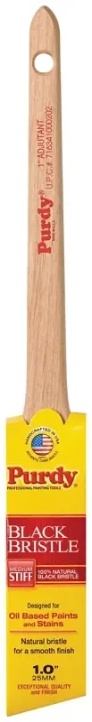 Angular Sash & Trim Paint Brush, Adjutant Black, 1 In.