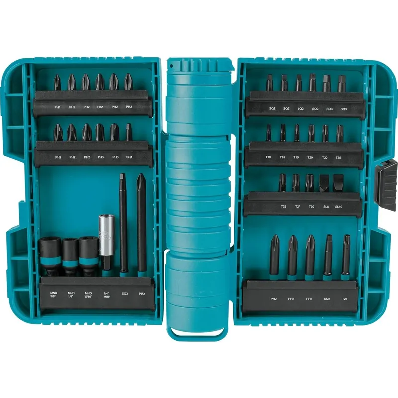 Impactx 40-piece Assorted Driver Bit Set - Steel, Impact Rated, Hex Shank