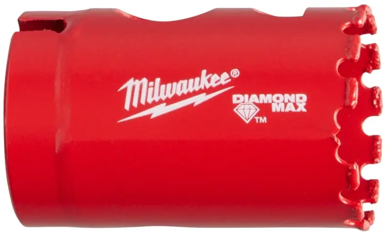 Milwaukee Diamond Max 1-3/8 In. Diamond Grit Glass, Porcelain, Tile, And Stone 2.9 In. L X 7/16 In.