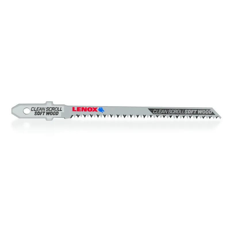 Lenox 3-1/2 In. Metal T-Shank Clean Scroll Jig Saw Blade 20 TPI 3 Pk