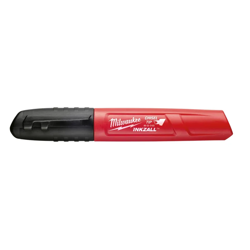 Milwaukee INKZALL Black Medium Chisel Tip Jobsite Marker 1 Pk