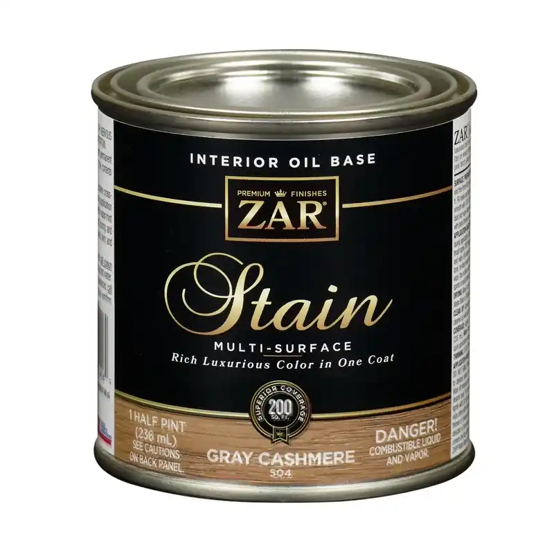 Interior Wood Stain, Gray Cashmere, 1/2 Pt.
