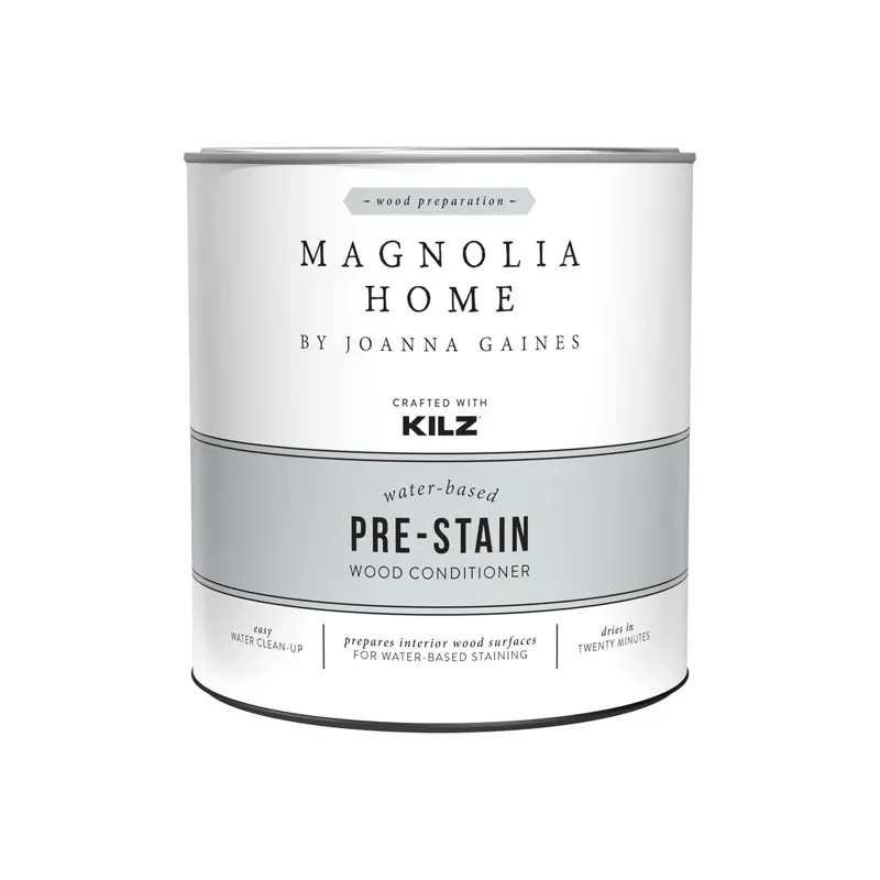 Magnolia Home By Joanna Gaines Kilz Transparent Flat Clear Water-Based Pre Stain Wood Conditioner 1