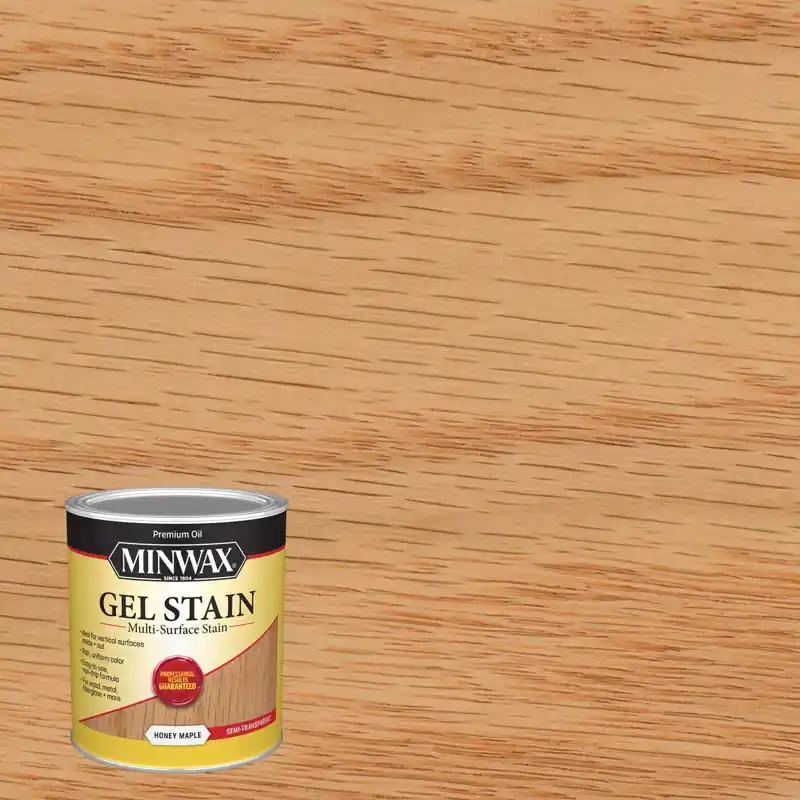 Honey Maple Gel Wood Stain, Qt.