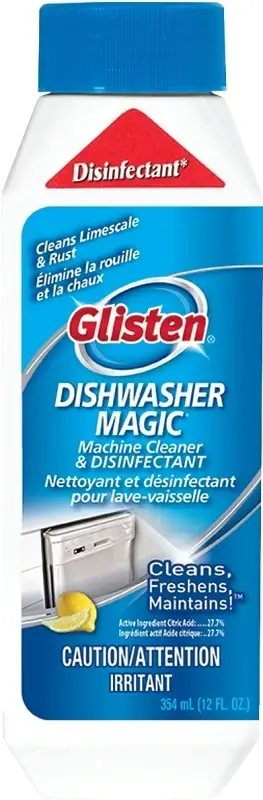 SUMMIT BRANDS Glisten 12 Oz. Dishwasher Magic Dishwasher Detergent Cleaner And Disinfectant