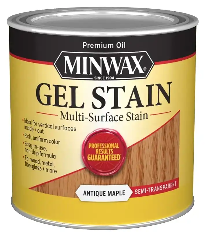 Antique Maple Gel Wood Stain Finish, 1/2 Pt.