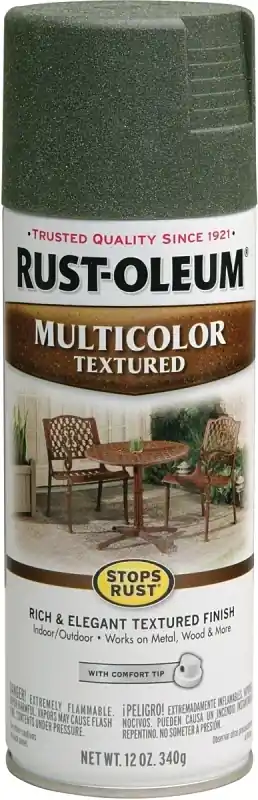 Rust-Oleum Stops Rust MultiColor Textured Deep Forest Spray Paint 12 Oz