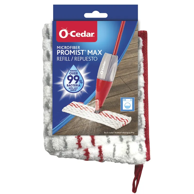 O-Cedar Pro Mist 9 In. Sponge Microfiber Mop Refill 1 Pk