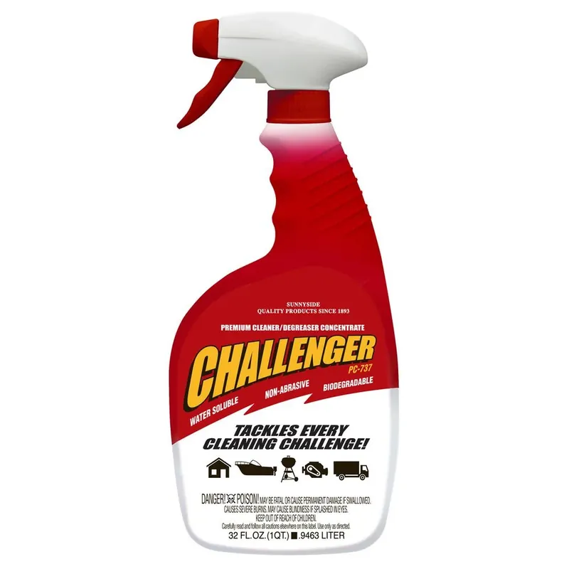 Challenger Mild Scent Cleaner And Degreaser 32 Oz Liquid