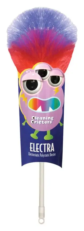 Cleaning Critters Electra Polyester Duster 4 In. W X 8 In. L Model 32004