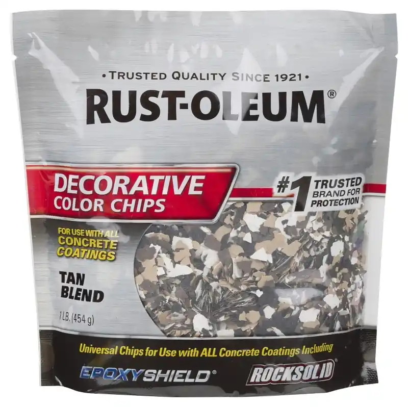 EpoxyShield Decorative Color Chips, Tan Blend, 1-Lb.