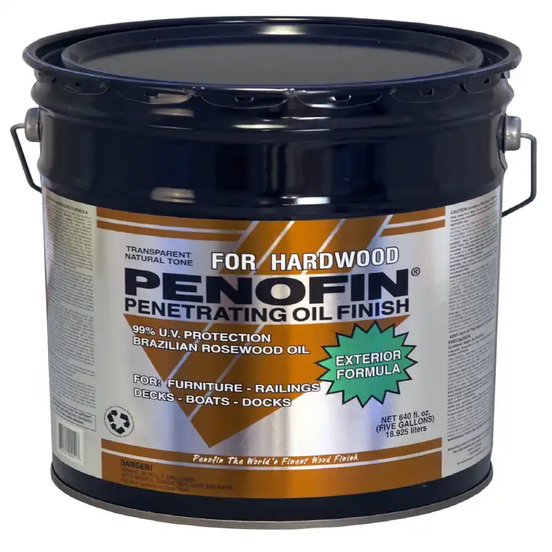 Transparent Natural Oil-based Penetrating Hardwood Stain 5 Gallon Container