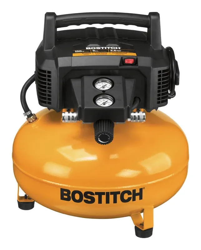 Bostitch BXCM02012 6‑Gal Portable Air Compressor – 150 psi, 2.6 scfm