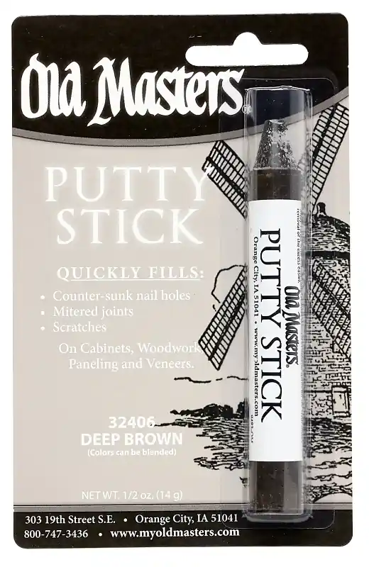 Putty Stick, Fills Nail Holes & More, Deep Brown