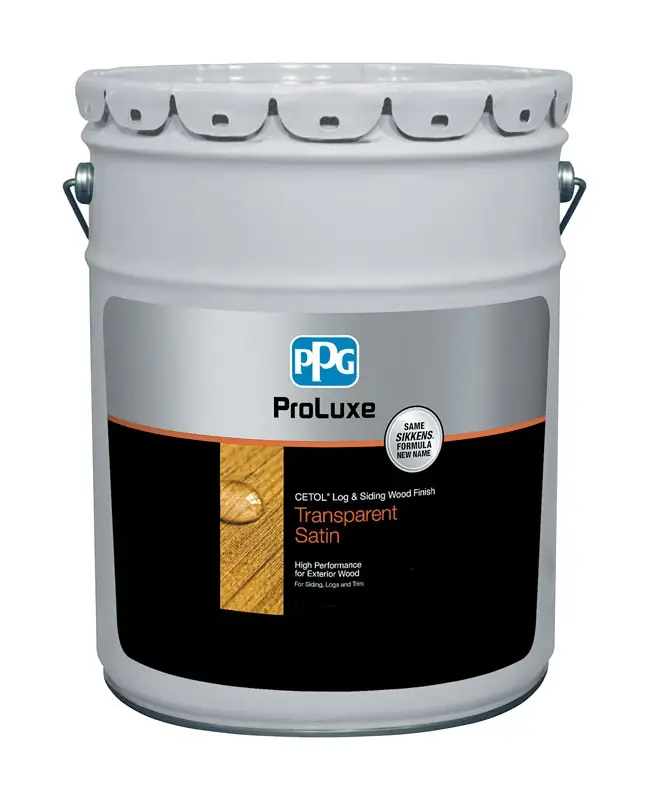 ProLuxe Log & Siding Wood Finish, Transparent Natural, 5-Gallons