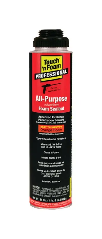 24 Oz. All-purpose Polyurethane Gun Foam Sealant - Fireblock Approved