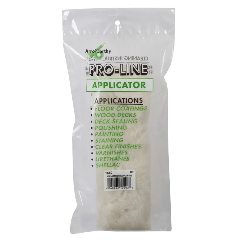 3 In. Lambskin Block Applicator For Floors - Model 10lbc